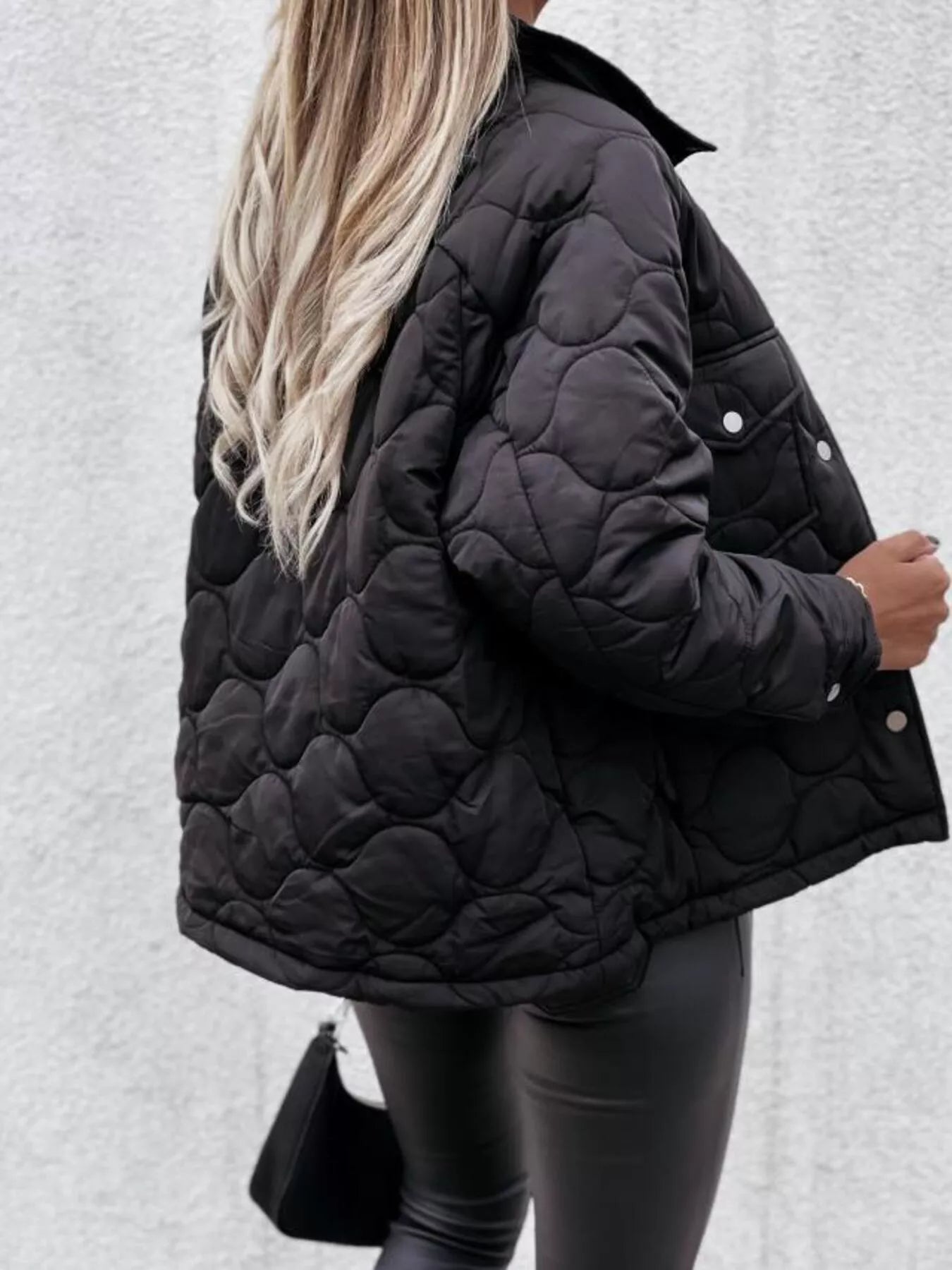 Quilted Snap - Down Casual Jacket - Salt & Stone