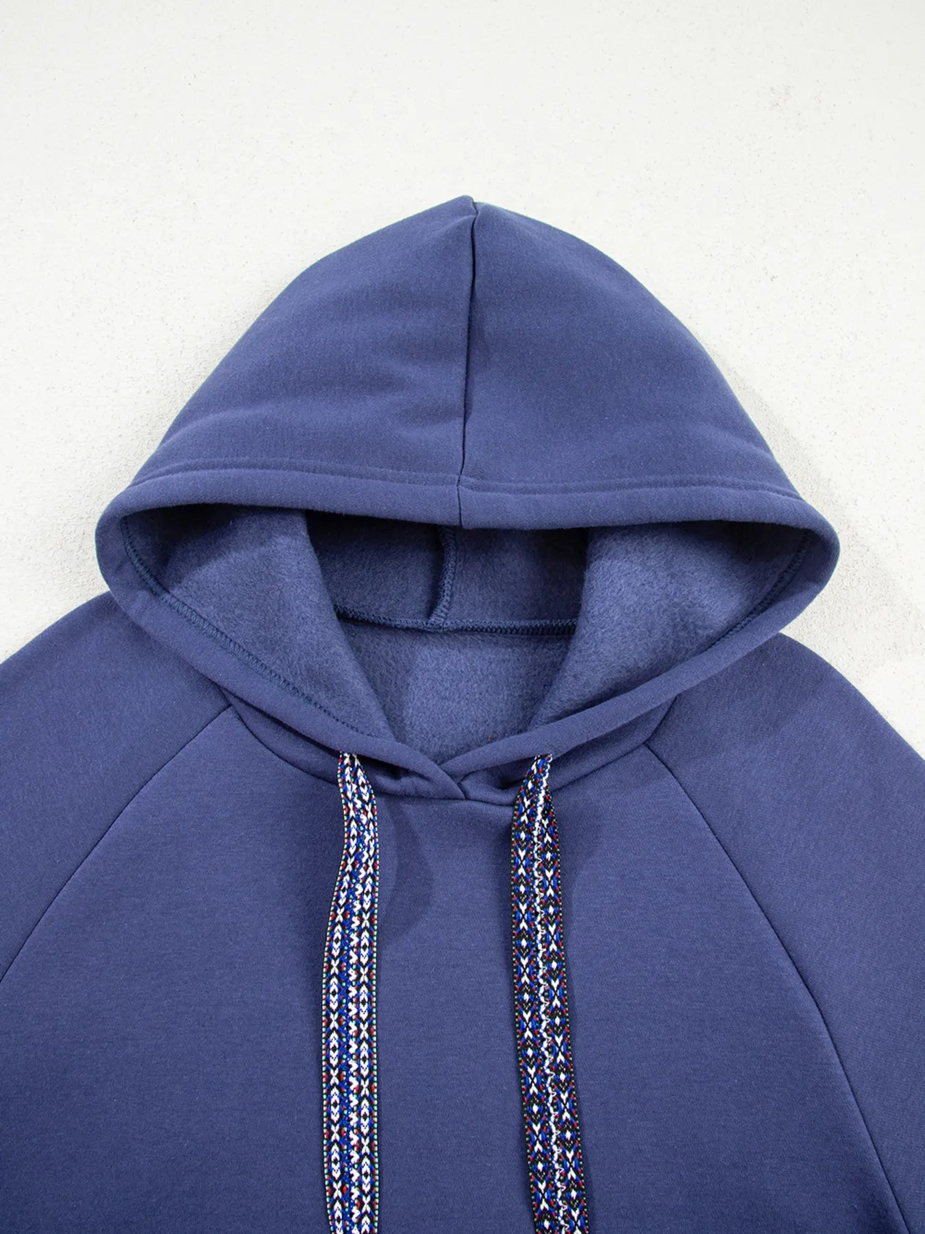 Fleece Lined Adjustable Drawstring Oversize Tunic Hoodie - Salt & Stone
