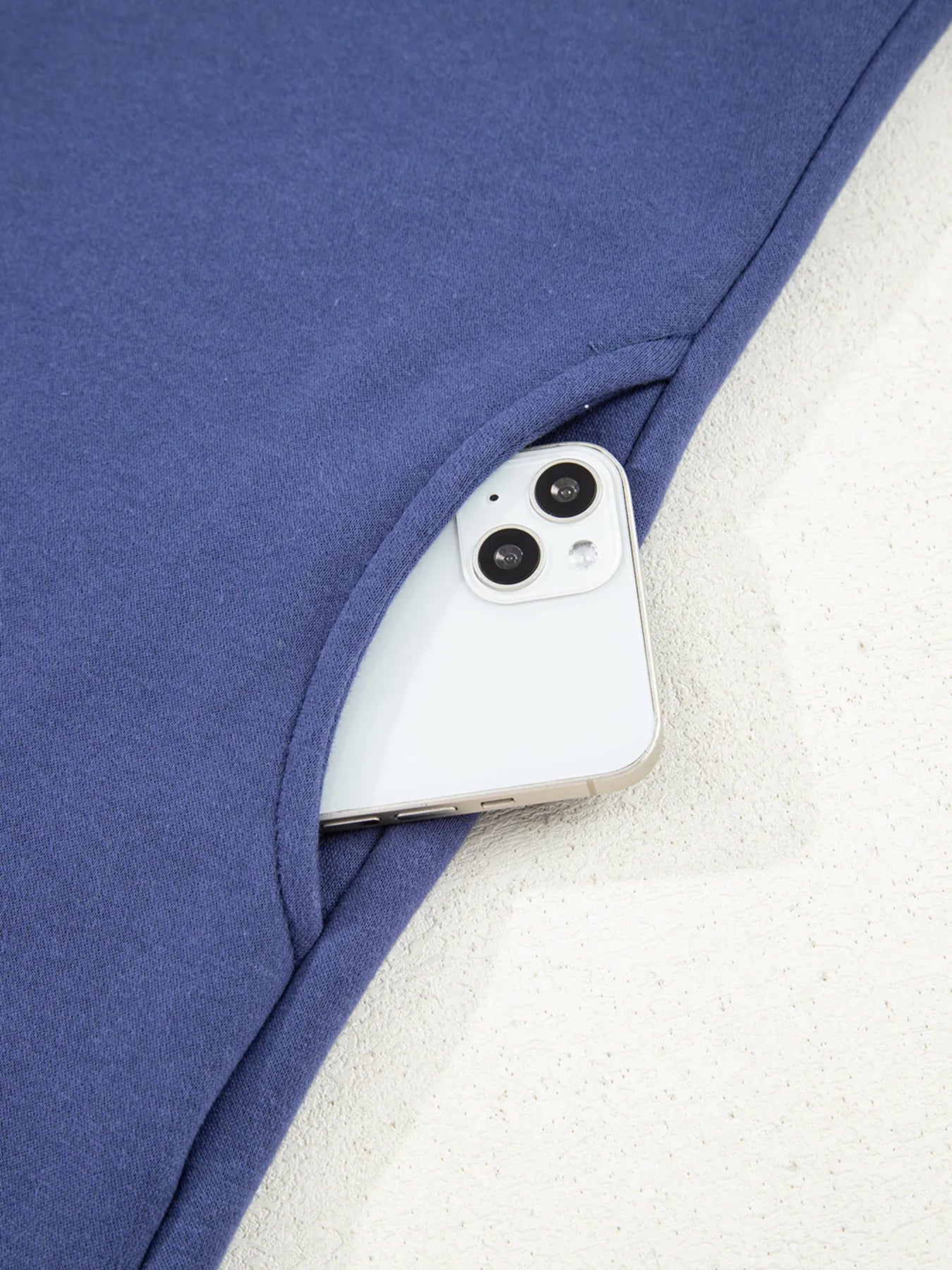 Fleece Lined Adjustable Drawstring Oversize Tunic Hoodie - Salt & Stone