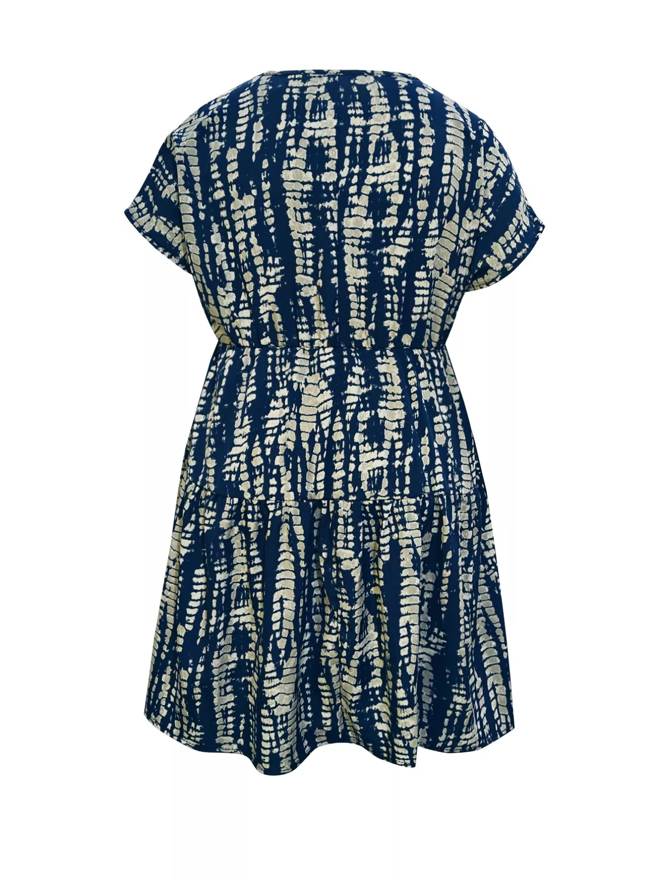 Plus Size Tie - Dye Ruffle Hem Casual Dress - Salt & Stone