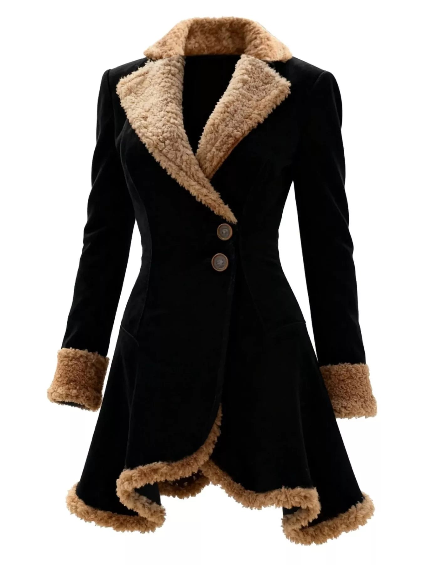 Vintage Suede Sherpa Trimmed Winter Coat - Salt & Stone