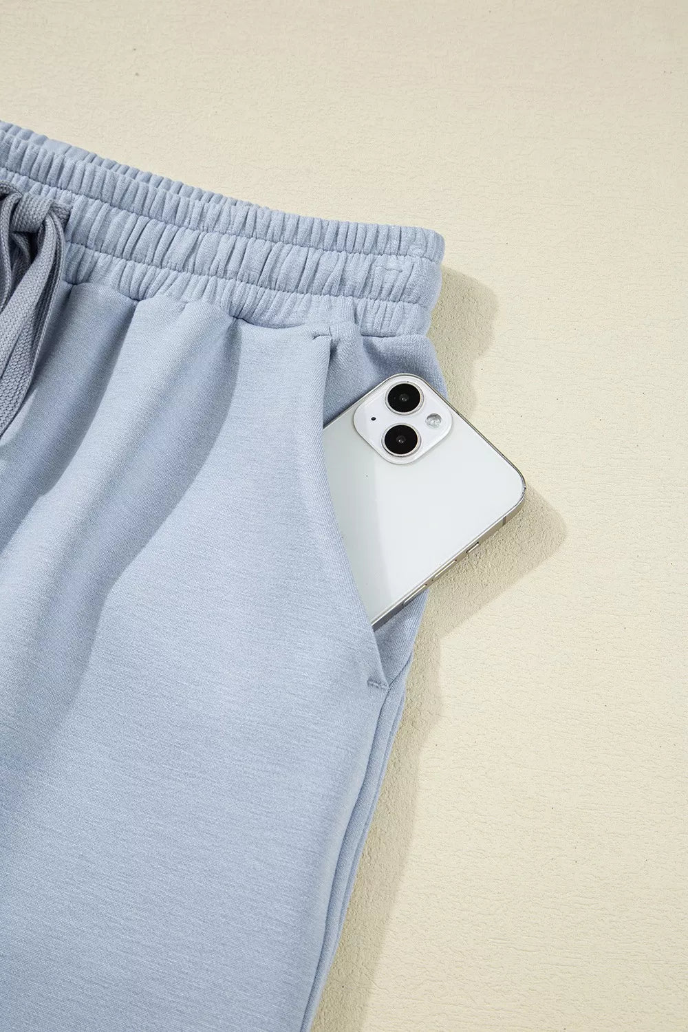 Half Zip Thumbhole Sleeve Hoodie and Pants 2pcs Outfit - Salt & Stone