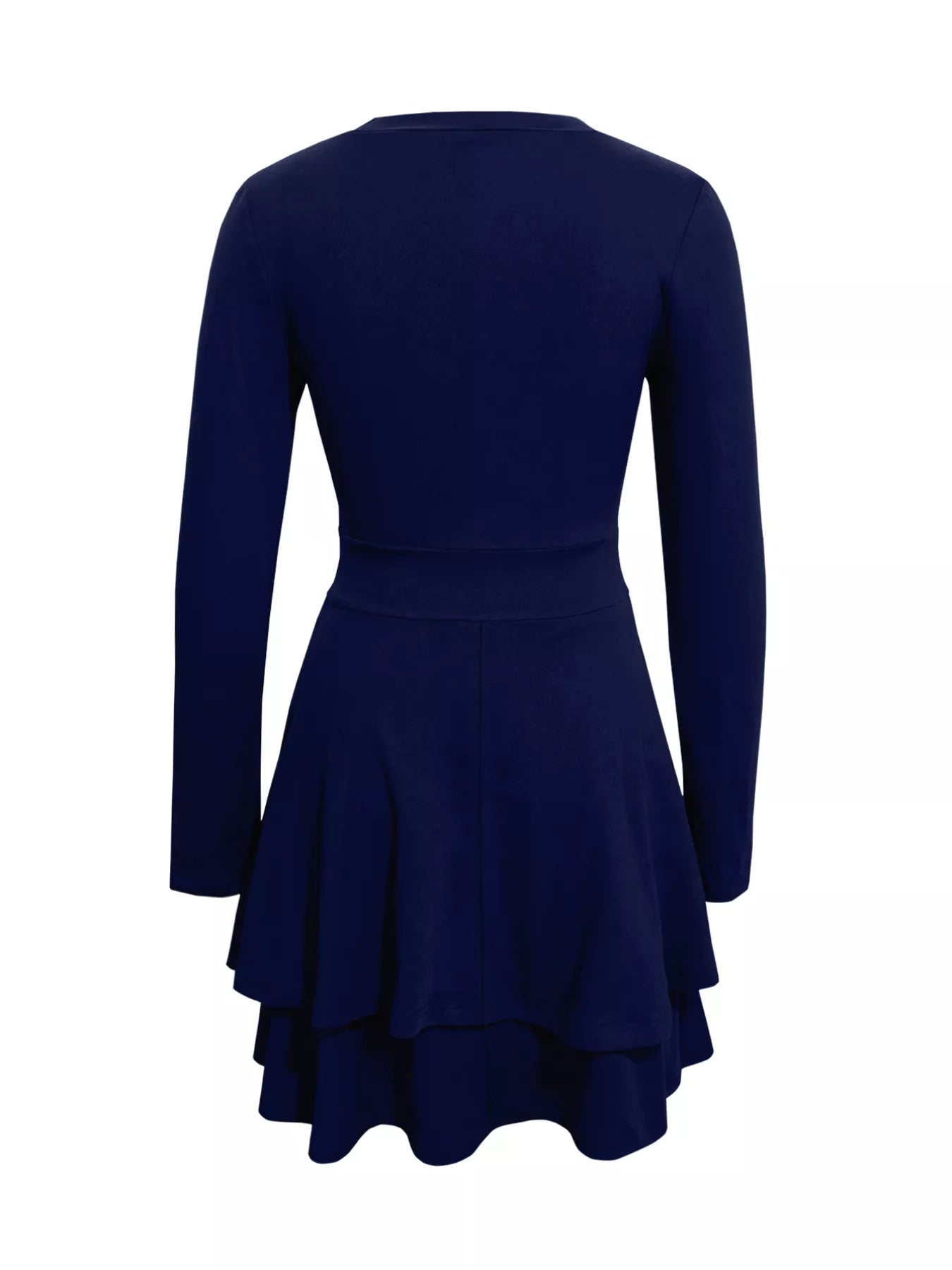 V - Neck Layered Ruffle Mini Dress - Salt & Stone