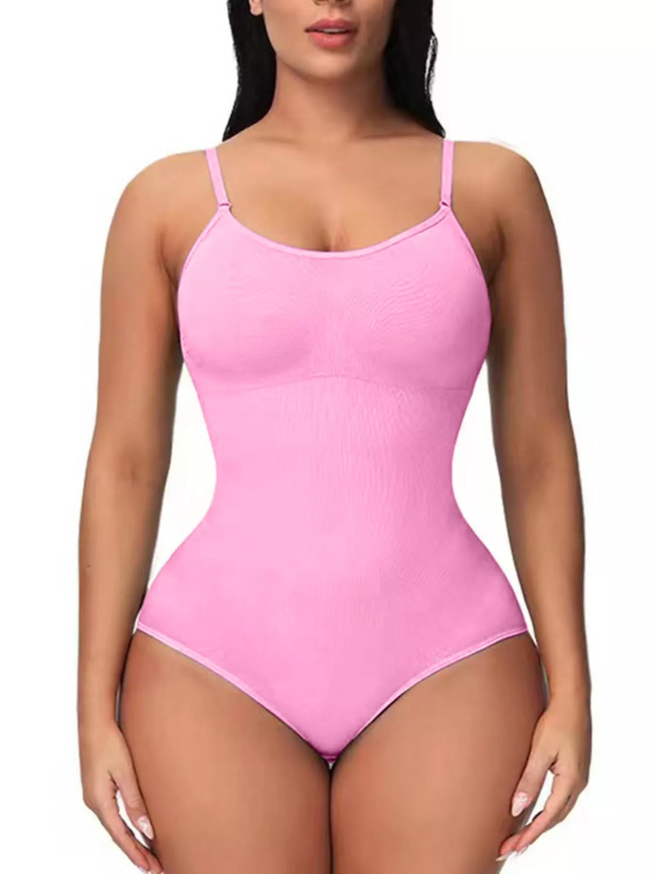 Full Size Seamless Scoop Neck Shaping Bodysuit Plus Size - Salt & Stone