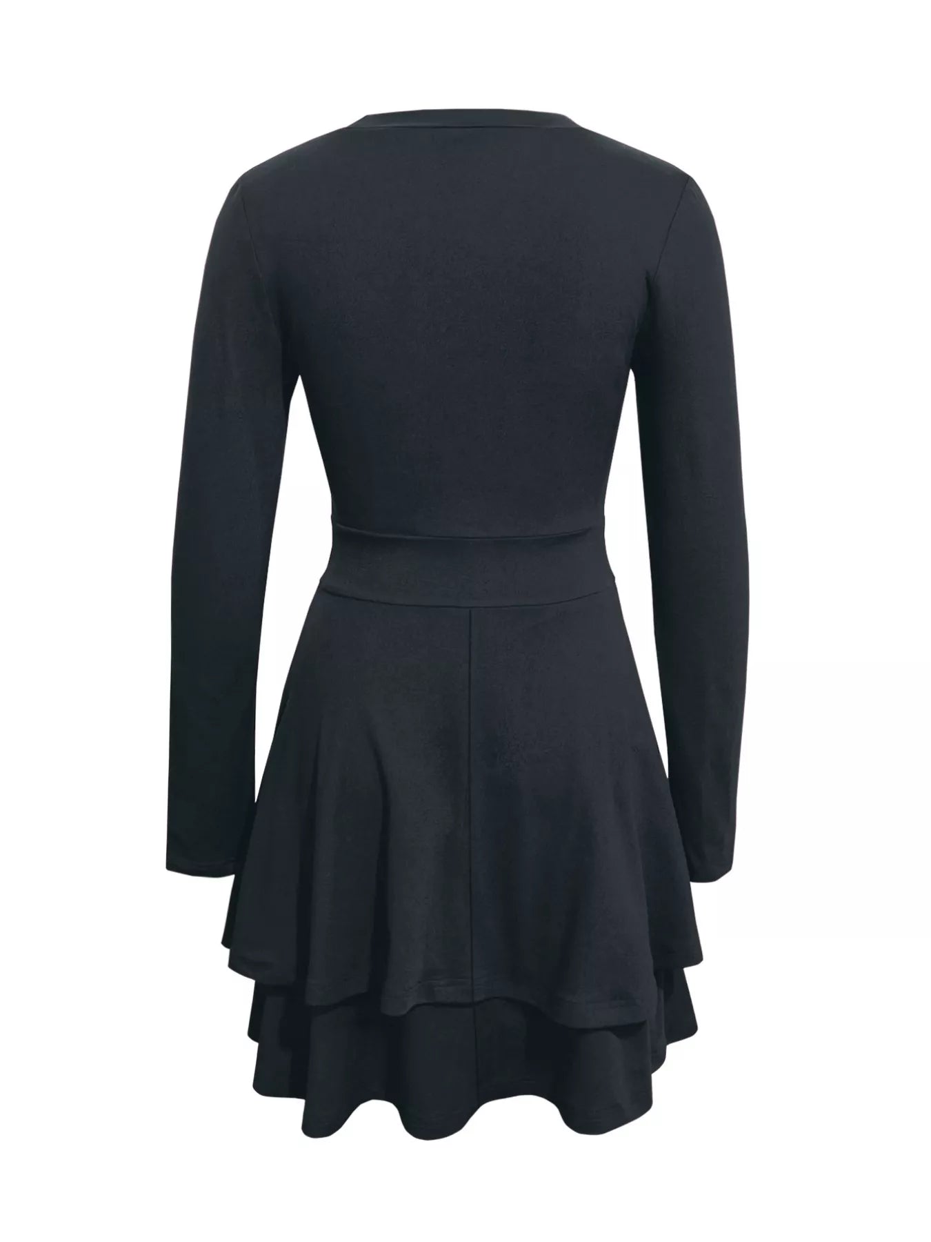V - Neck Layered Ruffle Mini Dress - Salt & Stone