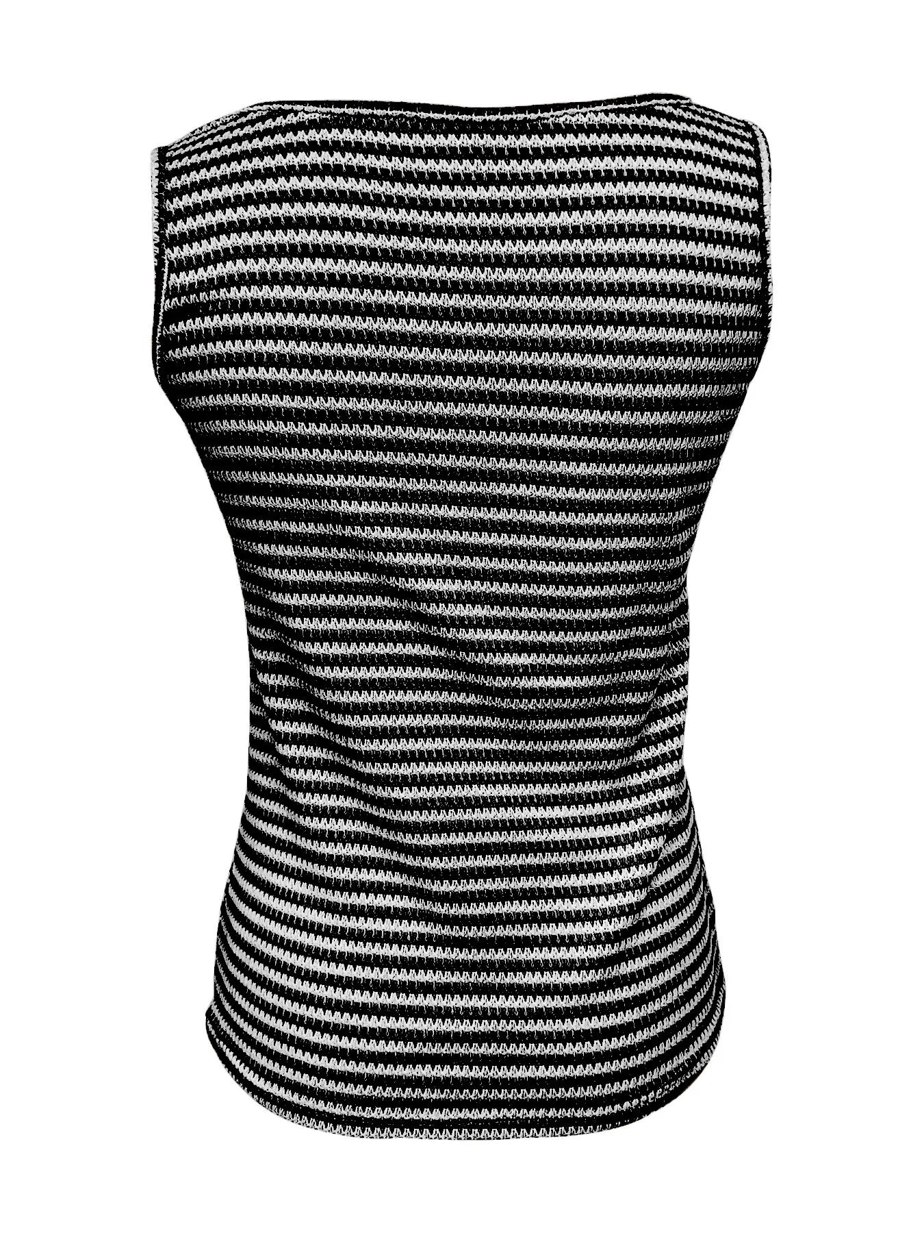 Striped Round Neck Tank Top - Salt & Stone