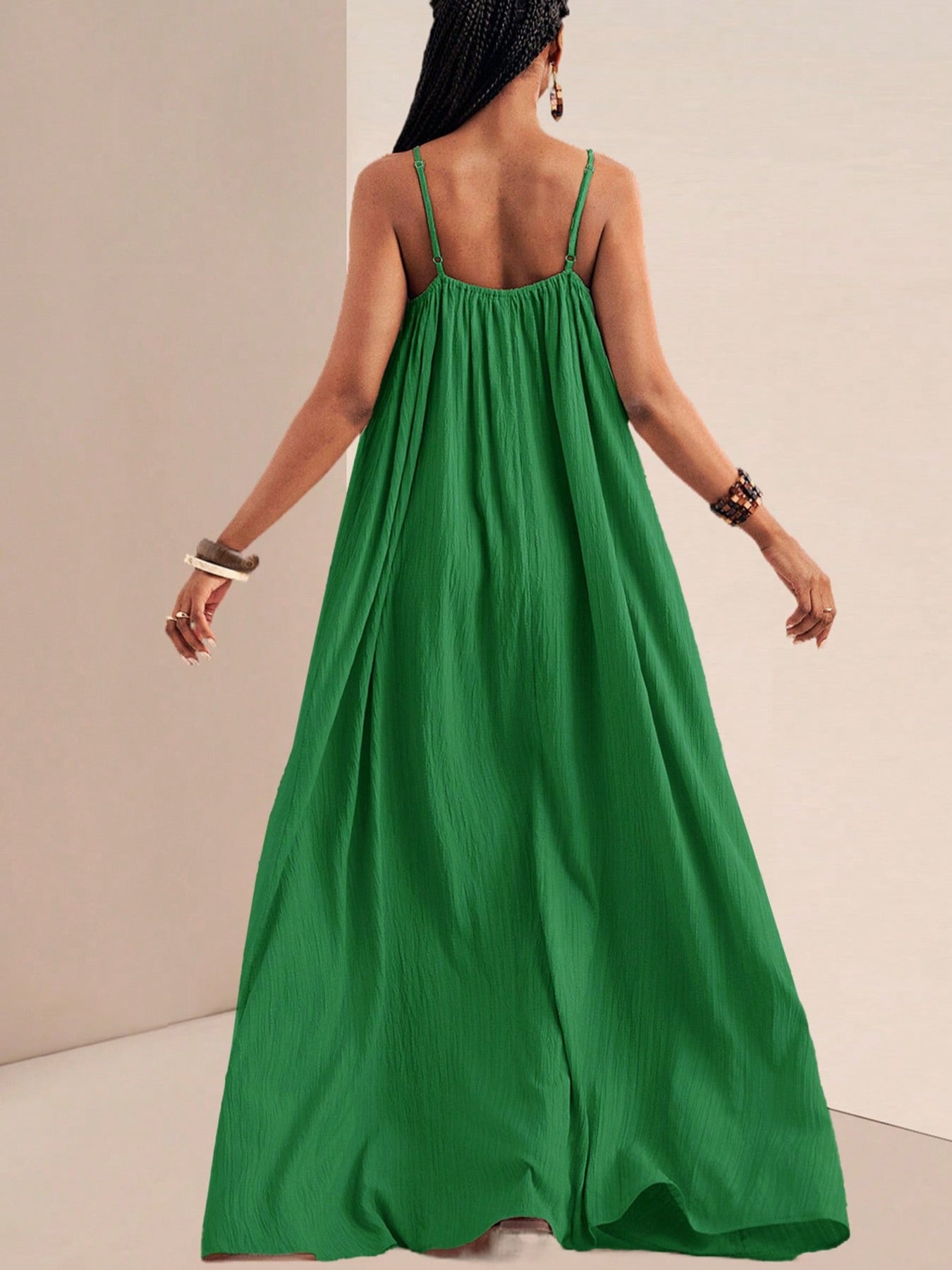 Spaghetti Strap Flowy Maxi Dress - Salt & Stone