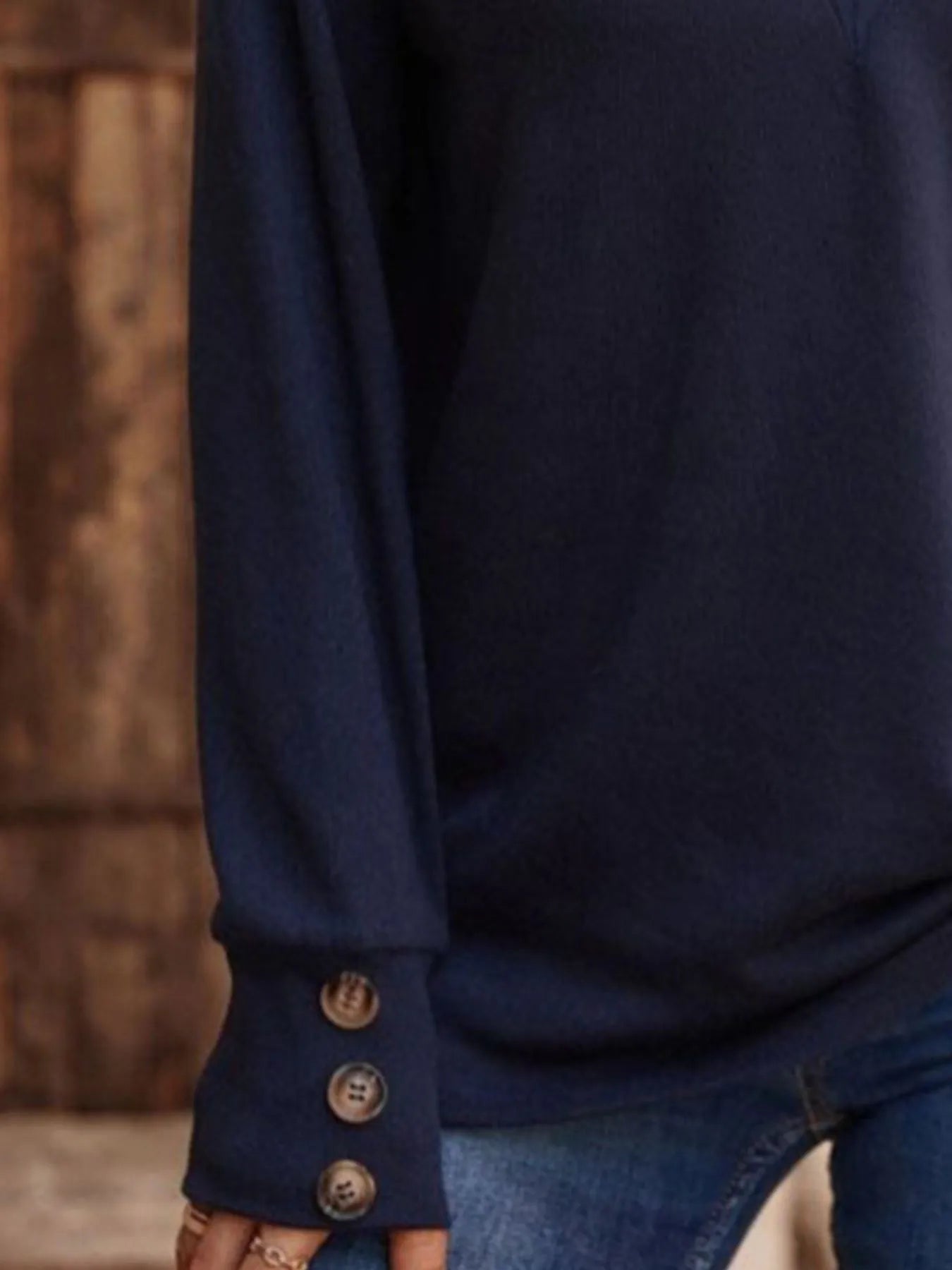 V - Neck Long Sleeve T-Shirt - Salt & Stone