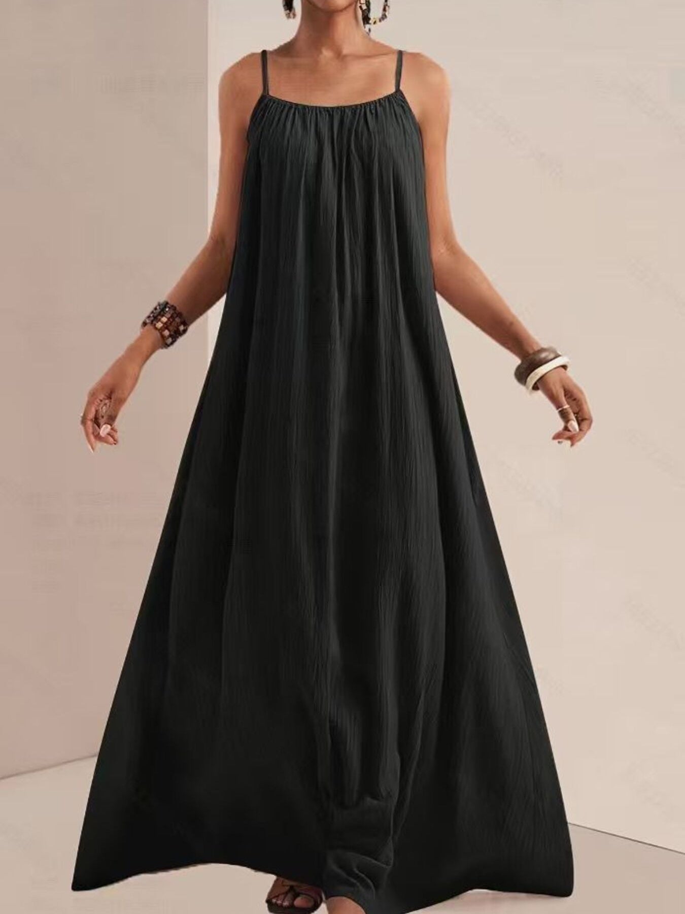 Spaghetti Strap Flowy Maxi Dress - Salt & Stone