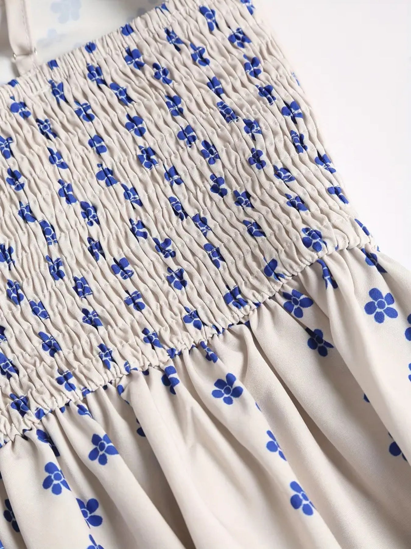 Sardine Print Spaghetti Strap Midi Dress - Salt & Stone